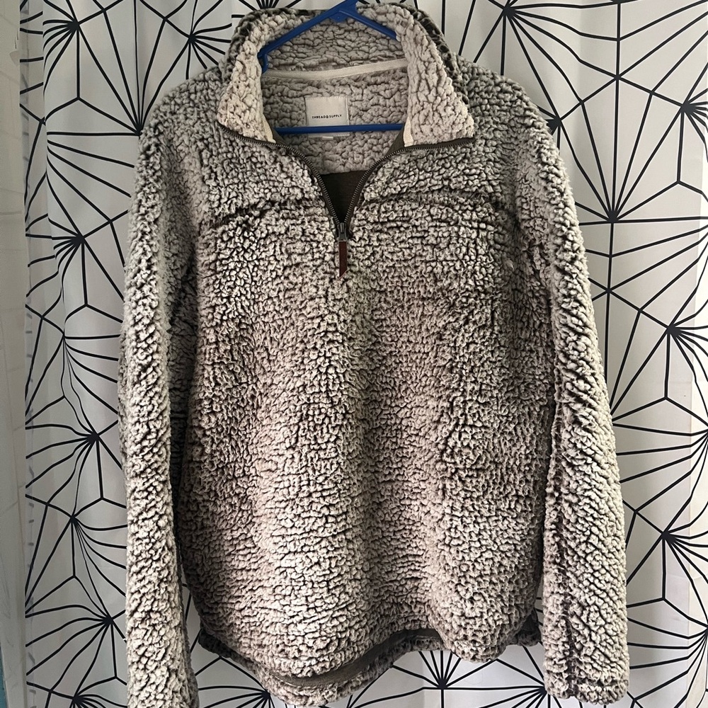 Thread & Supply Cozy Sherpa Pullover